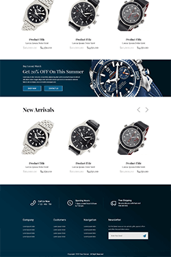 Hosting Company Layout Preview